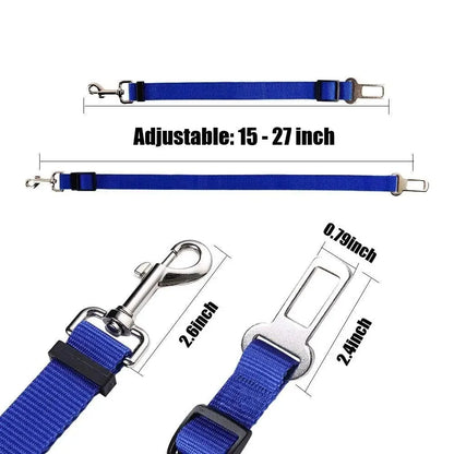 Adjustable Pet Car Seat Belt Harness | Dog and Cat Safety Strap