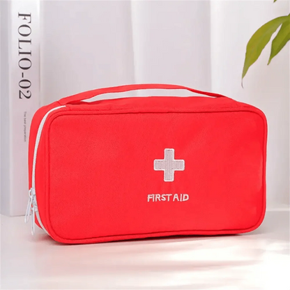 Portable First Aid Kit Bag | Compact Emergency Survival and Medicine Storage Tote