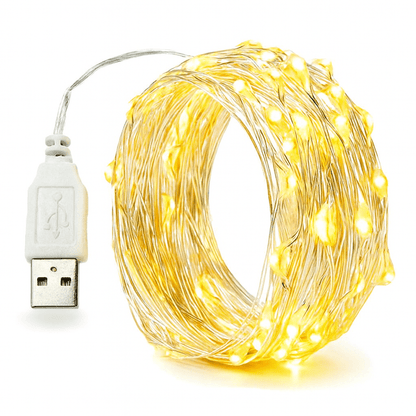 USB LED String Lights | Waterproof Copper Wire Fairy Garland
