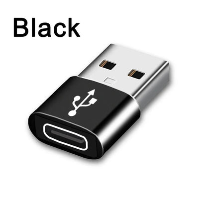 USB to Type-C Adapter | USB 3.0 / 2.0 Male to Type-C Female Converter for Charging and Data Sync
