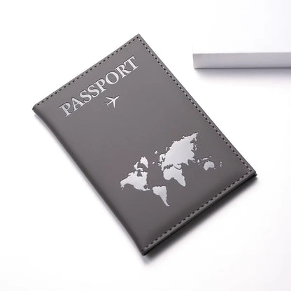 RFID Vintage PU Leather Passport Holder | Multi-Function Travel Wallet